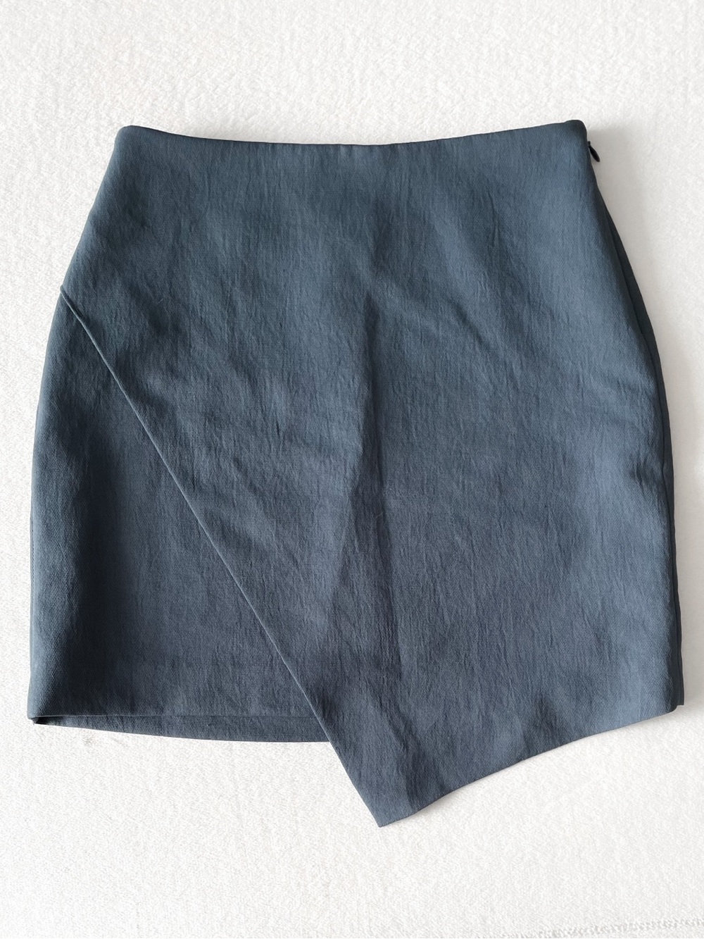 Babaton Crepe Asymmetric Mini Skirt